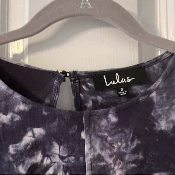 Lulus On a Road Trip Navy Blue Tie-Dye Short Sleeve Jumpsuit - Picture 8 of 10